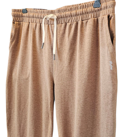 Glyder Limitless Movement Joggers Tan Women’s Size Large Loungewear Pants - Picture 2 of 7